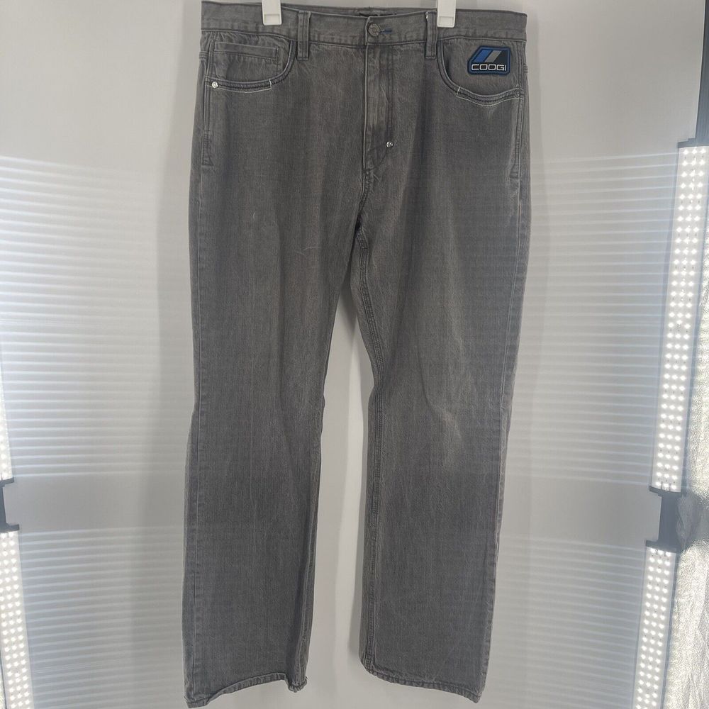 Coogi‎ Jeans Denim Authentic Australian 40x35  Embroidered Dark 100% Cotton